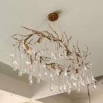40W Luxury Crystal Ceiling Lights Hanging Mounted 110V - 240V