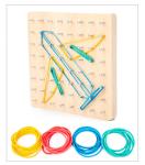 Tie Nail 16.5cm Wooden Learning Toys Montessori Teaching Aid
