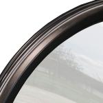 Commercia Hurricane Proof Aluminum Round Wooden Window Heat Insulation