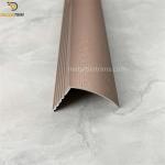 Metal Stair Nose Trim Metal Stair Nosing Anti Slip Luxury Coffee Profile For