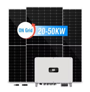 On Grid 15kw 20kw 25kw Solar System  Industrial Use