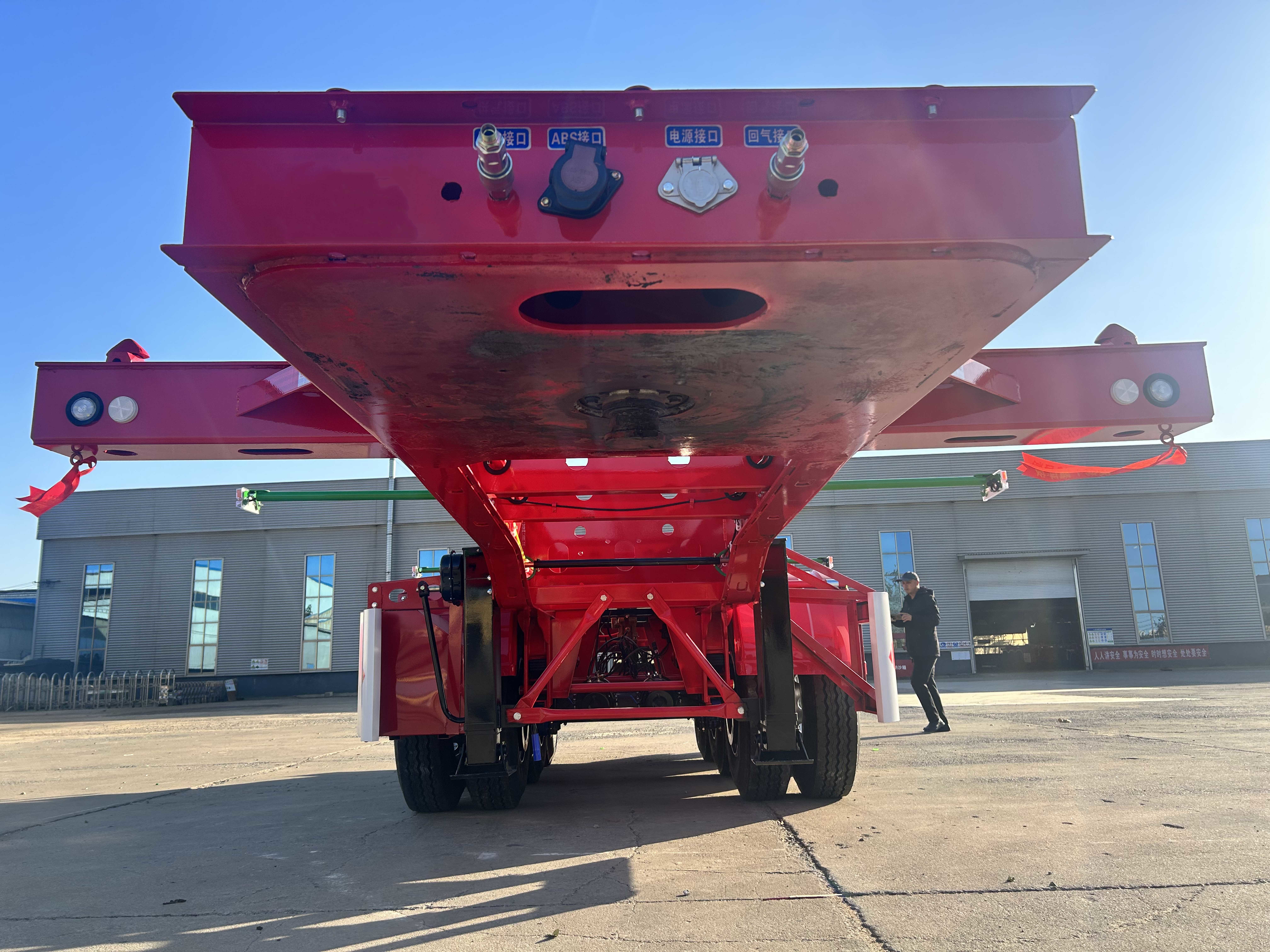 20 Foot Container Skeleton Trailer For Sale