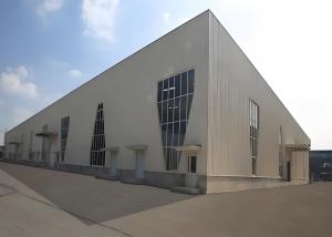 China Swing Door Prefabricated Steel Structure Warehouse Hot Dipped Galvanized factory