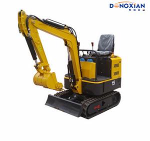 China Mini Excavator 0.8T Small Digger 1 Ton Farming Excavator With Rubber Track factory