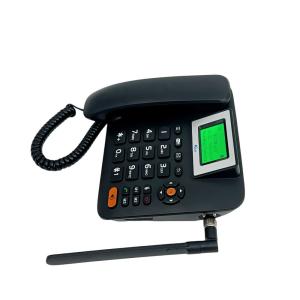 China DC Socket 4G Fixed Wireless Phone , 5V 1A 4G SIM Based Landline Phone With WIFI factory