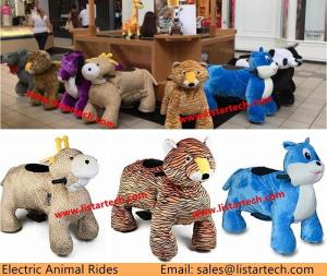 China Cheap Electric Motorcycle Rental Coin Operated Animal Toy Car with High Quality factory