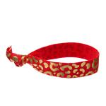 7.25 inches Beaded Stretch Bracelet Sets red and gold Color mixture material