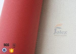 China 700gsm 0.8mm Silicone Coated Fiberglass High Silica Cloth For Fire Blanket factory