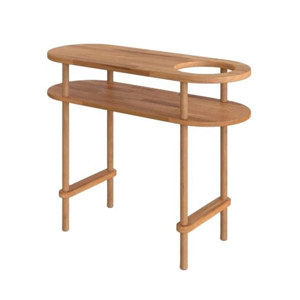 Console Sofa Solid Wood Nature Console Table for Bathroom Entrance Table Hallway