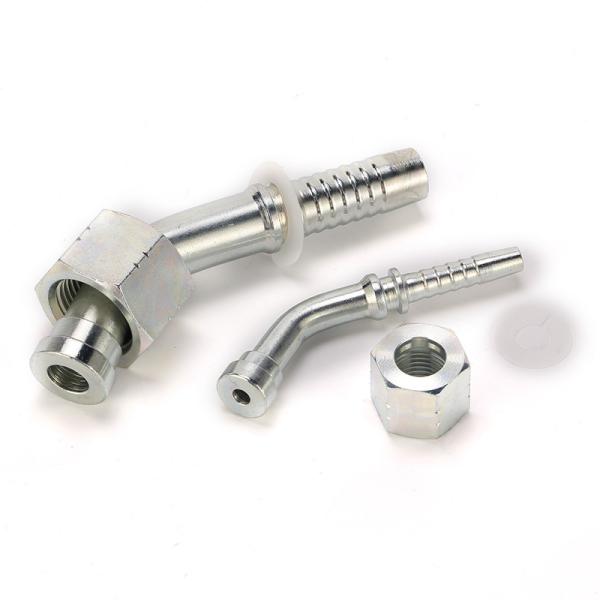 China Custom High Pressure Hydraulic Fluid Hose Straight Elbow Pipe Fittings factory