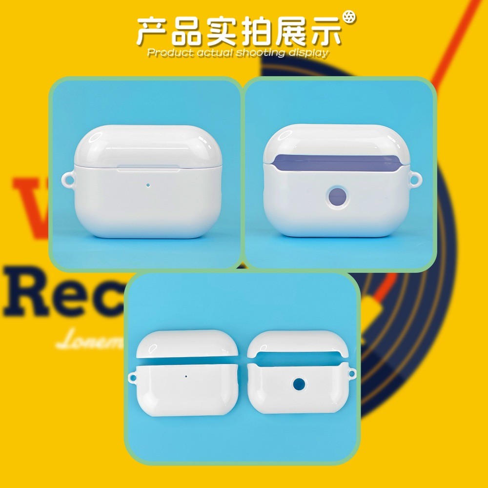 Sublimation Blank Case For Airpods Pro 2 DIY Earphone Holder 2D PC Case