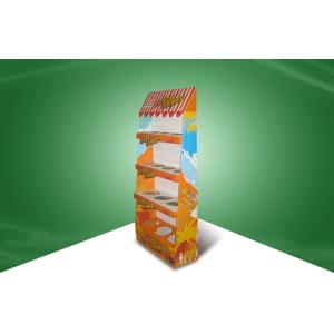 Four Shelf creative cardboard retail display stands Easy Assembly Design