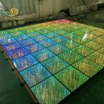 3D Mirror Golden Starry Infinity Portable Wedding LED Dance Floor
