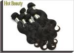5A Virgin Peruvian Hair Extensions , 14 Inch 32 Inch Deep Wave Hair