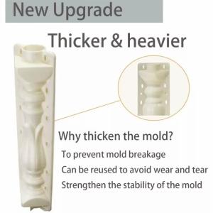 China Custom-Made Precast Concrete Balustrade Rail Base Beam Mold on sale