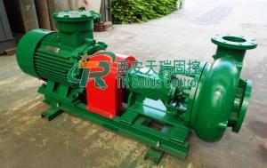 China Carbon Steel Electric Power Centrifugal Mud Pump Green Color 150m3/H factory