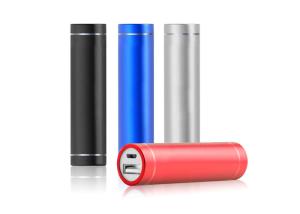 China Branded Round Power Bank Charger 2200mAh Aluminum Material With Custom Logo factory