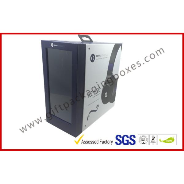 China Customized Electronics Packaging Box / Headset Box With Kraft Chipboard Materials factory