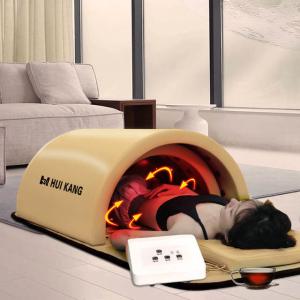 China 110V 1200W Heat Far Infrared Sauna Dome Capsule And Pillow factory