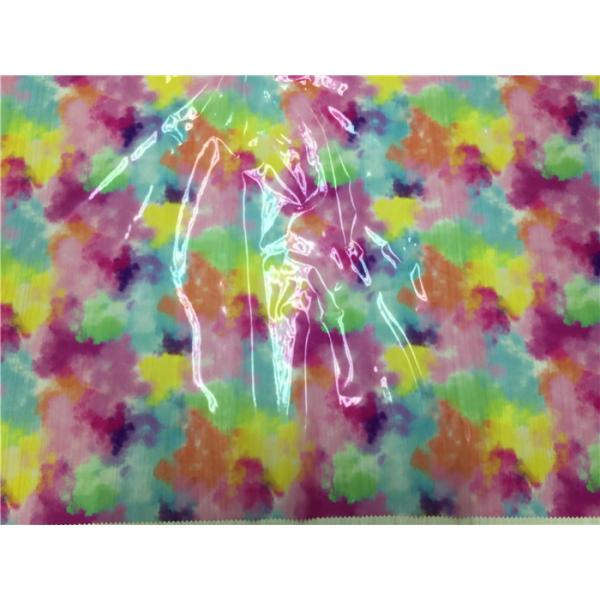 Color Clouds Design Printed TPU Leather 0.15mm - 0.20mm For Kids Coats