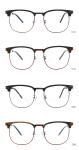 Imitation Wood Aetate Glasses Optical Eyewear For Men And Woman
