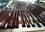 Extruded Aluminum Hex / Round / Oval Tube With Wood Grain Effect