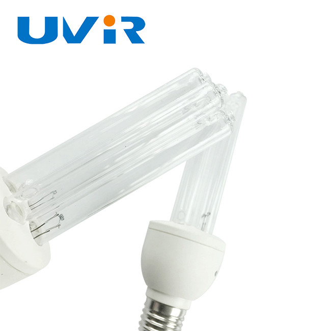 E27 Base Integrated Sanitizer Uvc Disinfection Lamp Compact 15W 25W