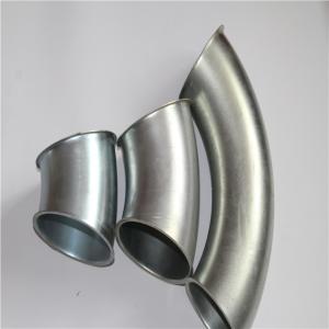 China Zinc Plated Stainless Steel 45 Degree Elbow , SS Pipe Fittings Smooth Surface factory