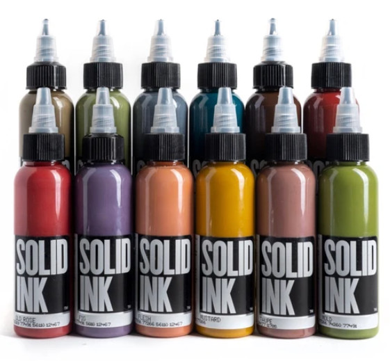 Super Concentrated All Natural Tattoo Ink Rose Black 120ml Solid Tattoo Ink