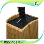 Acacia wood kitchen knife holder