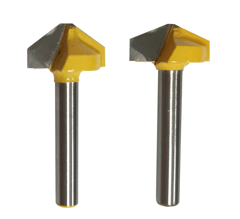 Carbide 90 Degree Woodworking Router Bit V Groove Router Wood Cutter 55HRC