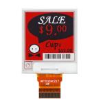 1.54 Inch 200*200 E-Paper Price Tag display, ESL E-Ink Black, White And Yellow