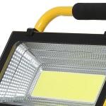 100W Outdoor LED Flood Light With IP66 Waterproof and Dustproof, LiFePO4 Battery