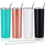 Sublimation Tumblers Bulk 20 OZ Straight Skinny Stainless Steel Double Wall