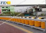 Anti Corrosion Highway Safety Barriers Powder Coating Easily Assembled