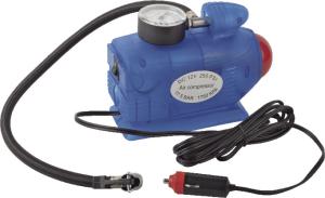 China Blue Rocket Shape 3 In1 Lamp Pressure Mesure Car Air Compressor Fast Inflation 12V factory