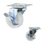 2 Inch Solid Wheel Light Duty Casters Plastic Swivel Small Size Caster Wheels