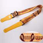 Pantone Color Comfortable Personalized Guitar Straps For Acoustic Guitars