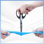 Soft Blue Synthetic Nitrile Gloves Hand Protection Powder Free