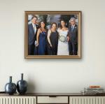 Home Decoration Family Custom Oil Painting Portraits Canvas From Photo 5cm