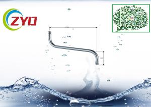 China 14mm Stainless Steel Spout Accessory , Rotatable Wall Spout Water Tube factory