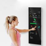 Multi Touch 32" Fitness LCD Mirror Screen Free Standing 350cd/m2