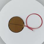 Graphene PI Far Infrared Heating Film 80mm Round With Accurate Temperature
