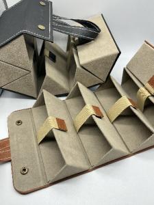 China Multifunctional Canvas Foldable Sunglasses Case portable sunglasses organizer factory