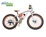 Fat Tire 2 Wheel Electric Bike 26 Inch Suspension Top High Rate Motor 48V 350W