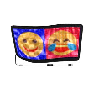 China 390x107mm Programmable Scroll Message Flexible Display Led Screen Sign for Airport on sale