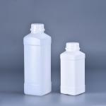 High Durability Square HDPE Bottle With Tamper Proof Caps Chemical Resistant