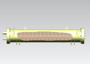 China Marine SS304 Shell 4000KW Water Cooled Condenser factory