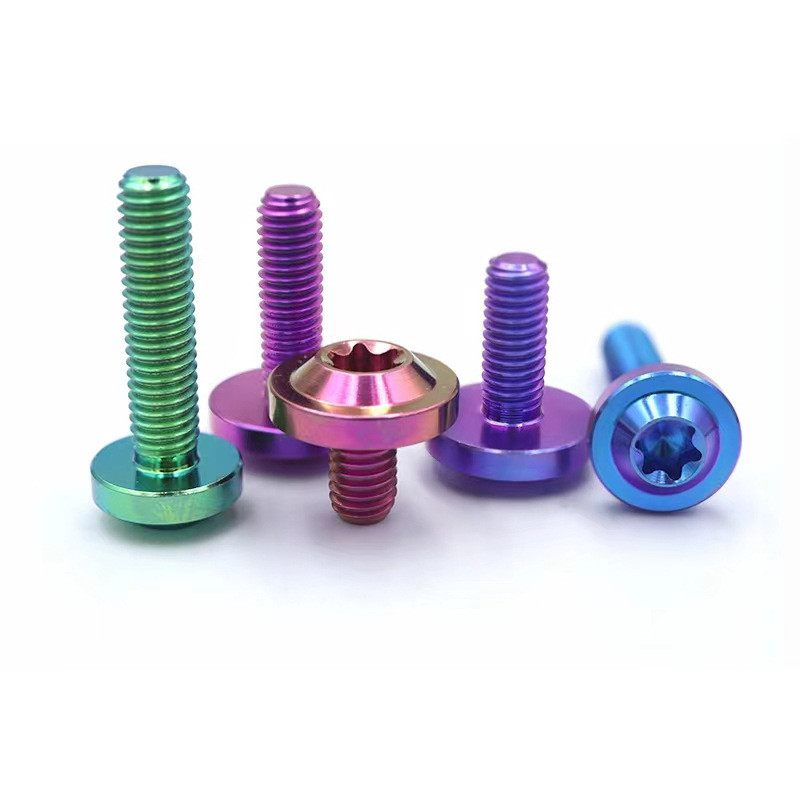 China Dished Head Plum Bolt Titanium bolts M24 Titanium Bike Screws factory