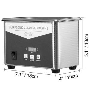 0.8L Ultrasonic Cleaning Machine 304 Stainless Steel Digital With Timer